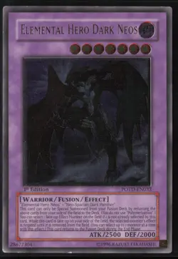 Elemental Hero Dark Neos POTD-EN033 Ultimate Rare 1st Edition EURO Yu-Gi-Oh - Image 1