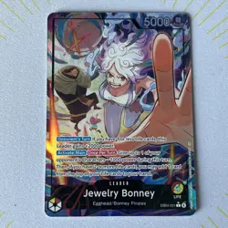 One Piece TCG OP15 -EB04 Jewelry Bonney Leader Alt Art EB04-001 NM - Image 1