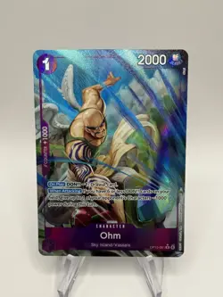 OP15-061 Ohm Alt Art R Adventure on KAMI's Island One Piece TCG English Card - Image 1