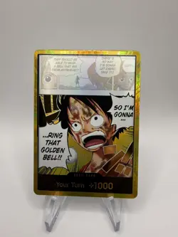 One Piece Gold DON!! OP15 ENGLISH Luffy Golden Bell - Adventure On Kamis Island - Image 1