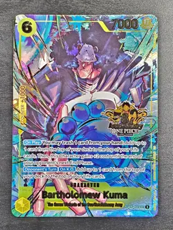 Bartholomew Kuma OP12-119 - English One Piece Japanese Version 3rd Anniversary - Image 1