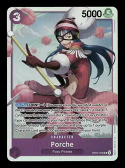 Porche OP07-072 One Piece 500 Years in the Future SR NM English - Image 1