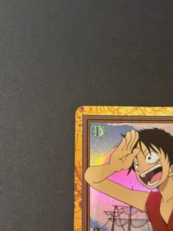 1999 One Piece Carddass Hyper Battle Monkey D Luffy Bandai C01 Vintage - Image 2