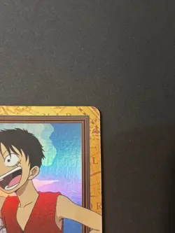 1999 One Piece Carddass Hyper Battle Monkey D Luffy Bandai C01 Vintage - Image 3