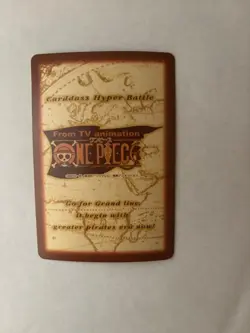 1999 One Piece Carddass Hyper Battle Monkey D Luffy Bandai C01 Vintage - Image 4