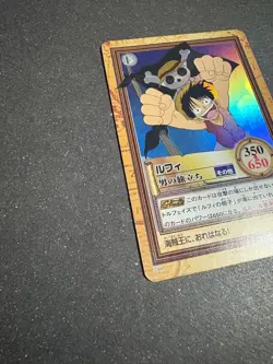 C69 Monkey D. Luffy Holo ONE PIECE Hyper Battle Carddass Japanese - Image 4