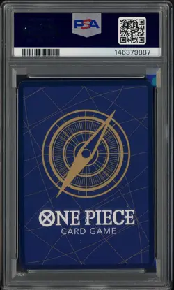 2025 One Piece Japanese Mihawk Manga Alternate Art Secret Rare #OP14-119 PSA 9 - Image 2