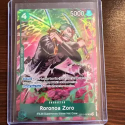 OP15 Treasure Rare Roronoa Zoro OP13-037 English NM Foil - Image 1