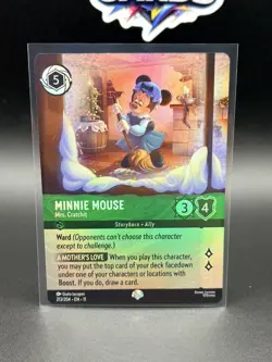 Disney Lorcana Minnie Mouse - Mrs. Cratchit (Epic) Winterspell Epic #213/204 NM - Image 1
