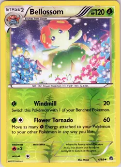 Bellossom 4/98 Uncommon - Pokemon TCG Ancient Origins - Reverse Holo (NM) - Image 1