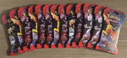 🔥Pokemon TCG Destined Rivals Sealed Sleeved Booster Pack Lot of 13🔥 - Image 1