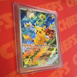 Pokemon Pikachu SVP Black Star Promo Full Art Holo 027 - Image 2