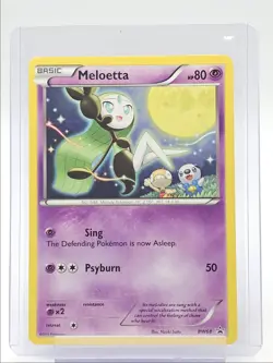 MELOETTA 2012 POKEMON BLACK & WHITE BLACK STAR PROMO BW68 Q5677 - Image 1