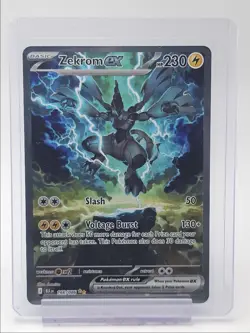 ZEKROM EX 2025 POKEMON BLACK BOLT SPECIAL ILLUSTRATION RARE 166/086 Q5859 - Image 1