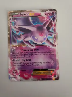 Pokemon Espeon EX Holo Ultra Rare Breakpoint 52/122 170HP English - Image 1