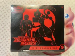 POKEMON TCG S&V DESTINED RIVALS ELITE TRAINER BOX ETB Sealed in Acrylic Case - Image 5