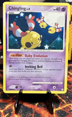 Pokemon - Chingling - 42/123 - Mysterious Treasures - REGULAR - Image 1