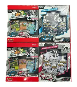2x Sams Club Pokemon TCG Black bolt White flare Bundles Lot Of 2, Ships Fast! - Image 1