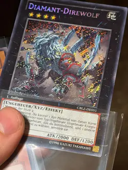 Diamond Dire Wolf CBLZ Mermail Abyssleed ERROR Secret Rare Yu-Gi-Oh - Image 4