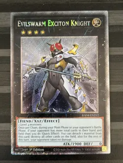 Yugioh | Evilswarm Exciton Knight | RA04 | Platinum Secret Rare | 1st | NM - Image 1