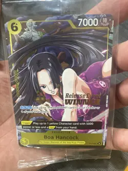 One Piece Boa Hancock Pre Release Event Winner P-115 Sealed Holo Stamp Op-15 - Image 1