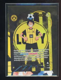 2025 ONE PIECE PROMOS BVB X ONE PIECE MATCH DAY 2025 #003 MONKEY D. LUFFY SEALED - Image 1