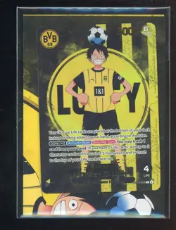 2025 ONE PIECE PROMOS BVB X ONE PIECE MATCH DAY 2025 #003 MONKEY D. LUFFY SEALED - Image 1
