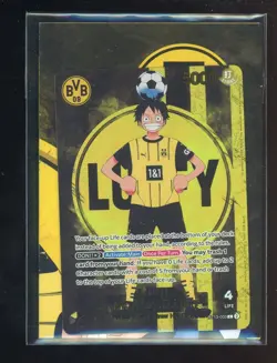 2025 ONE PIECE PROMOS BVB X ONE PIECE MATCH DAY 2025 #003 MONKEY D. LUFFY SEALED - Image 1