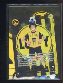 2025 ONE PIECE PROMOS BVB X ONE PIECE MATCH DAY 2025 #003 MONKEY D. LUFFY SEALED - Image 1