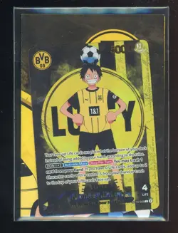 2025 ONE PIECE PROMOS BVB X ONE PIECE MATCH DAY 2025 #003 MONKEY D. LUFFY SEALED - Image 1