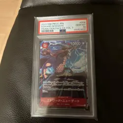 One Piece Card PSA10 Edward Newgate OP02-004 SR 2024 Japanese - Image 1