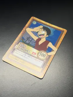 1999 One Piece Carddass Hyper Battle Monkey D Luffy Bandai C01 Vintage 2 - Image 3