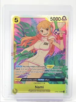 NAMI 2024 ONE PIECE TWO LEGENDS SUPER RARE #OP08-106 Q3387 - Image 1