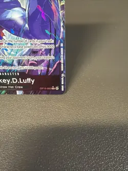 One Piece TCG OP-15 Monkey.D.Luffy R Alternate Art OP15-092 - Image 4