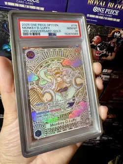 PSA 10 Monkey D Luffy SP Gold OP05-119 A Fist of Divine Speed OP PSA 10 English - Image 4