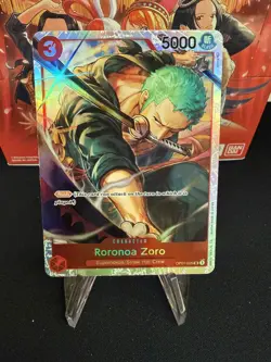 Roronoa Zoro OP01-025 SR Romance Dawn Holo Foil One Piece TCG NM - Image 1