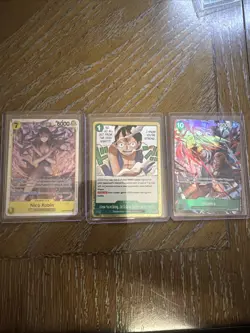 One Piece Card Lot 3 Cards Near Mint - Image 1
