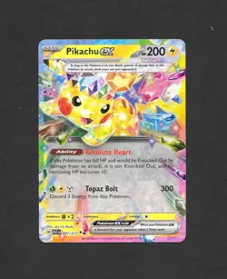 Pikachu ex 57/217 - Ascended Heroes Double Rare Holo Pokemon Card TCG NM - Image 1