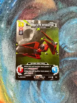 Star Wars: Unlimited - Vonreg's Tie Interceptor - PRESTIGE Card (2/2) - Image 1