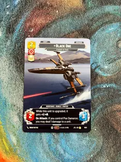 Star Wars: Unlimited - Black One - PRESTIGE Card - Image 1