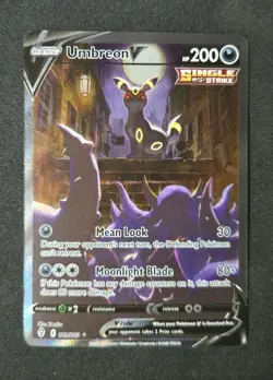 #2 Umbreon V 189/203 Evolving Skies 2021 Alt Art Holo Rare Pokemon Card TCG - Image 1