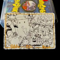 David Choe CHOEYMON MUNKOMON Gold Outline Chase Card Rare Pokemon Inspired - Image 1