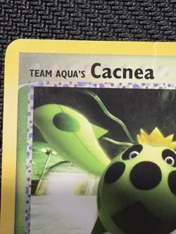 Pokemon TCG Team Aqua's Cacnea Prerelease EX Team Magma VS Team Aqua Promo Card - Image 2