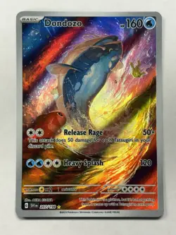 Pokemon TCG Dondozo Scarlet & Violet Base Set Illustration Rare Card 207/198 - Image 1
