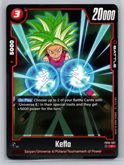 Dragon Ball Super Card Game #FB03-007 Kefla - Image 1