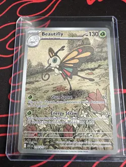 Beautifly 219/217 Illustration Rare Ascended HEROES Pokemon TCG NM English Card - Image 1