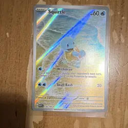 Pokemon Squirtle 170/165 Illustration Rare Holo Sv: Scarlet & Violet 151 Card - Image 1