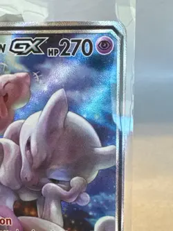 Pokemon TCG Mewtwo & Mew GX SM191 Holo Trading Card Promo Near Mint Near Mint - Image 3