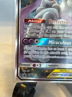 Pokemon TCG Mewtwo & Mew GX SM191 Holo Trading Card Promo Near Mint Near Mint - Image 4