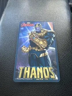 THANOS Rare No Stamp Marvel Avengers Arcade Coin Pusher Card - Image 1